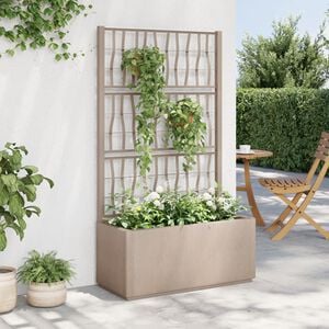 vidaXL barna polipropil&eacute;n r&aacute;csos kerti &uuml;ltetől&aacute;da 80 x 36 x 140 cm