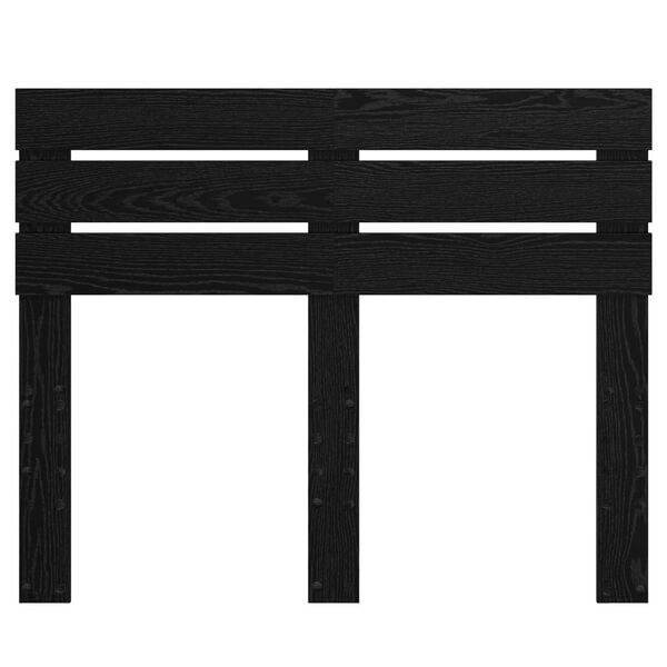 vidaXL Fejt&aacute;mla Fekete t&ouml;lgy 120 cm Faanyag