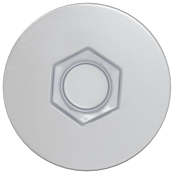 vidaXL Confirmat csavarok 2 pcs Ez&uuml;st &Oslash;7 x 50 mm F&eacute;m