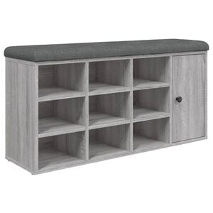 vidaXL sz&uuml;rke sonoma sz&iacute;nű szerelt fa cipőt&aacute;rol&oacute; pad 102 x 32 x 50 cm