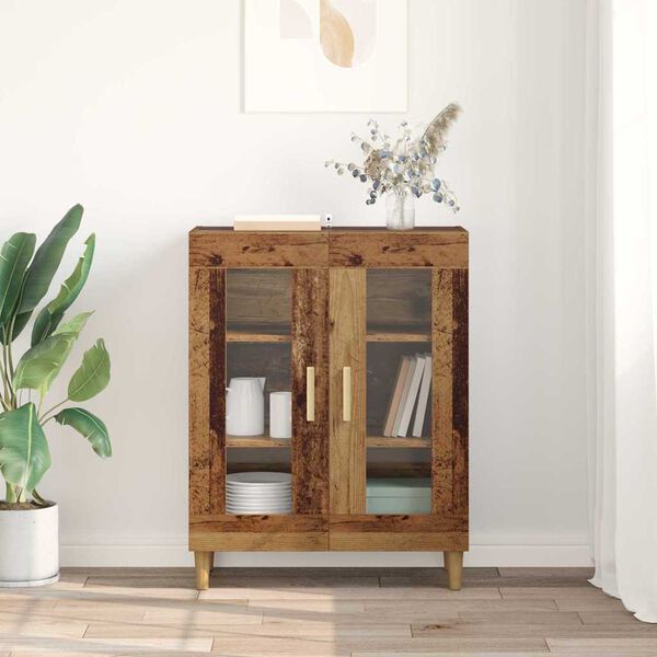 vidaXL Sz&eacute;f &Ouml;reg fa 69,5 x 34 x 90 cm Faanyag