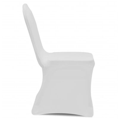 vidaXL 100 db fehér sztreccs székszoknya