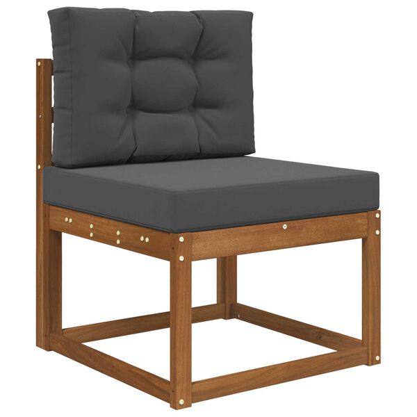 vidaXL K&uuml;lt&eacute;ri kanap&eacute; p&aacute;rna 2 pcs Antracit Poli&eacute;szter