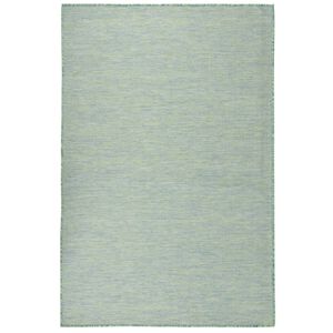 vidaXL t&uuml;rkizk&eacute;k lapos sz&ouml;v&eacute;sű k&uuml;lt&eacute;ri szőnyeg 120 x 170 cm
