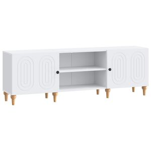 vidaXL TV szekr&eacute;ny Feh&eacute;r 150 x 31 x 50 cm Szerelt Fa
