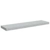 vidaXL 4 db betonsz&uuml;rke MDF lebegő fali polc 90 x 23,5 x 3,8 cm