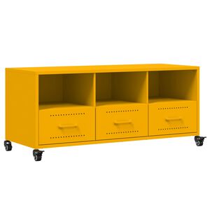 vidaXL must&aacute;rs&aacute;rga ac&eacute;l TV-szekr&eacute;ny 100,5 x 39 x 43,5 cm