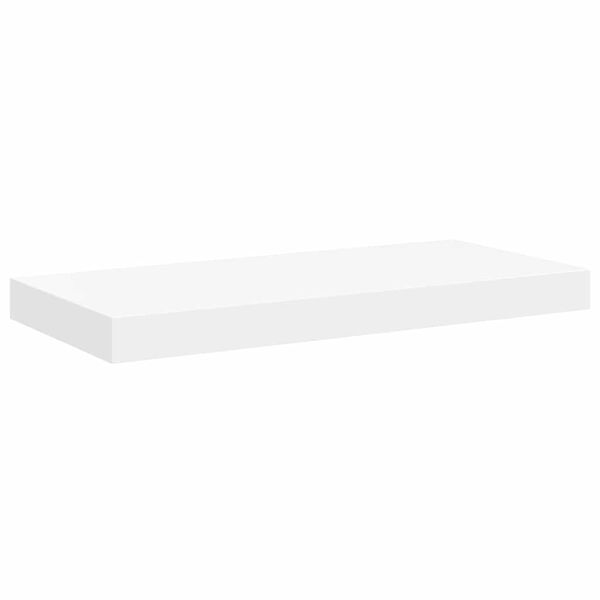 vidaXL feh&eacute;r MDF lebegő fali polc 50 x 23 x 3,8 cm