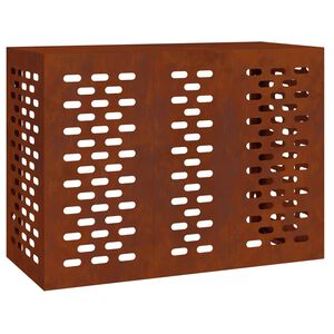 vidaXL L&eacute;gkondicion&aacute;l&oacute; Takar&oacute; Rozsd&aacute;s 110 x 50 x 80 cm