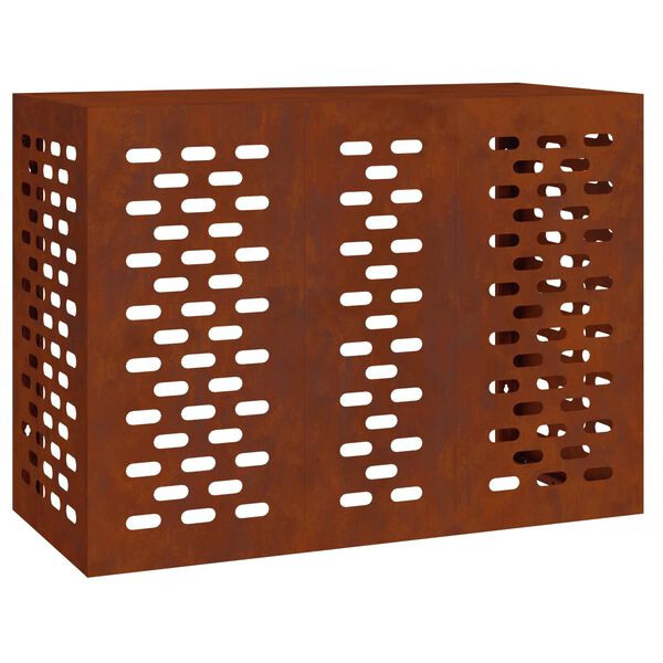 vidaXL L&eacute;gkondicion&aacute;l&oacute; Takar&oacute; Rozsd&aacute;s 110 x 50 x 80 cm