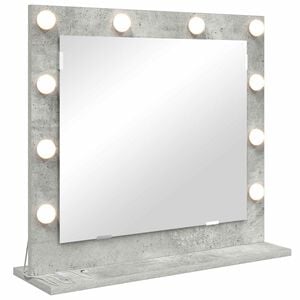 vidaXL Toalett T&uuml;k&ouml;r Beton Sz&uuml;rke 60 x 55 x 18 cm &Uuml;veg &eacute;s m&eacute;rn&ouml;ki fa