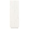 vidaXL fehér tömör fenyőfa cipőszekrény 30x34x105 cm