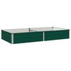 vidaXL Emelt kert &aacute;gy&aacute;s Z&ouml;ld 160 x 80 x 24 cm hidegen hengerelt ac&eacute;l