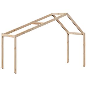 vidaXL t&ouml;m&ouml;r fenyőfa gyerek&aacute;gytető 213 x 95,5 x 144,5 cm