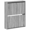 vidaXL Fali Cipőtart&oacute; ARNHEM 71 x 17 x 86 cm Szerelt Fa Sz&uuml;rke Sonoma