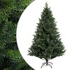 vidaXL Műanyag Hajtogat&oacute;s Kar&aacute;csonyfa 120 cm PVC &eacute;s f&eacute;m Z&ouml;ld