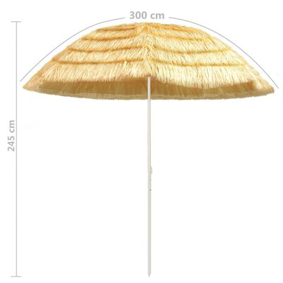 vidaXL hawaii stílusú természetes strand napernyő 300 cm