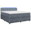 vidaXL Boxspring &aacute;gy matraccal S&ouml;t&eacute;tsz&uuml;rke 180 x 200 cm B&aacute;rsony