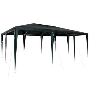 vidaXL Partys&aacute;tor Z&ouml;ld 600 x 400 x 266 cm Poli&eacute;szter &eacute;s Ac&eacute;l