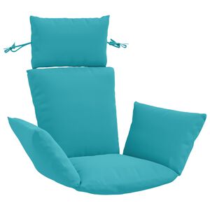 vidaXL Adirondack P&aacute;rna PUTTEN 100% poli&eacute;szter T&uuml;rkiz 60 x 145 x 10 cm