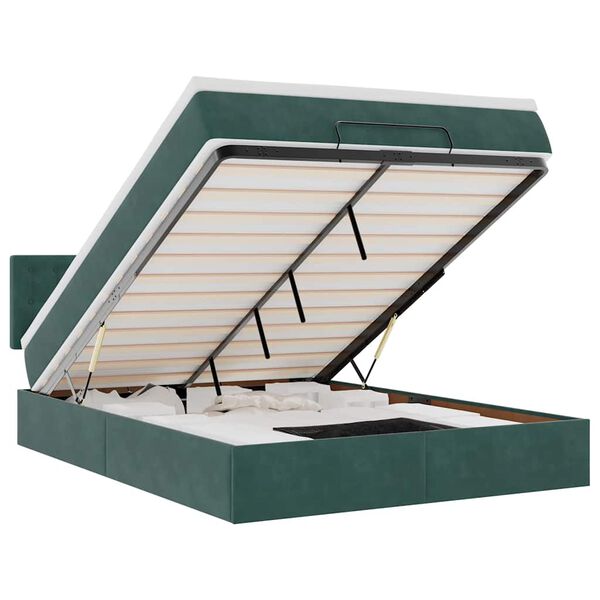 vidaXL Ottom&aacute;n &aacute;gykeret matraccal s&ouml;t&eacute;tz&ouml;ld 140x200cm b&aacute;rsony