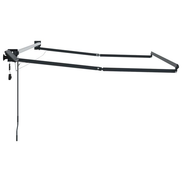 vidaXL Elektromos kih&uacute;zhat&oacute; napellenző keret Antracit 4 &times; 3 m