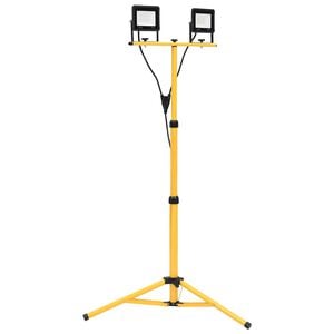 vidaXL meleg feh&eacute;r f&eacute;nyű h&aacute;roml&aacute;b&uacute; LED-es reflektor 2 x 30 W