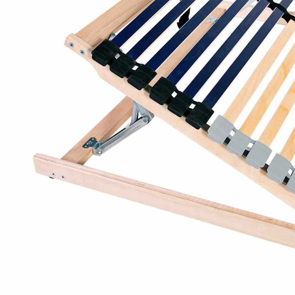 vidaXL Lécalap Barna 90 x 190 cm Tömör bükkfa