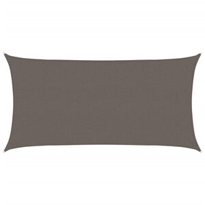 vidaXL antracitsz&uuml;rke HDPE napvitorla 160 g/m&sup2; 2,5 x 4,5 m