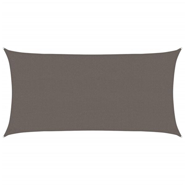 vidaXL antracitszürke HDPE napvitorla 160 g/m² 2,5 x 4,5 m