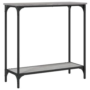 vidaXL sz&uuml;rke sonoma sz&iacute;nű szerelt fa t&aacute;lal&oacute;asztal 75 x 30,5 x 75 cm