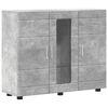vidaXL F&aacute;b&oacute;l K&eacute;sz&uuml;lt Szekr&eacute;ny Beton Sz&uuml;rke 88,5 x 30,5 x 73 cm Faanyag