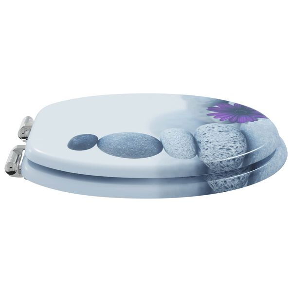 vidaXL WC &uuml;lőke 2 pcs Sz&uuml;rke 44 x 38 cm MDF lap