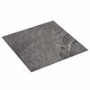 vidaXL &Ouml;ntapad&oacute;s Padl&oacute; Panelek Fekete 30,5 x 30,5 cm 20 db PVC