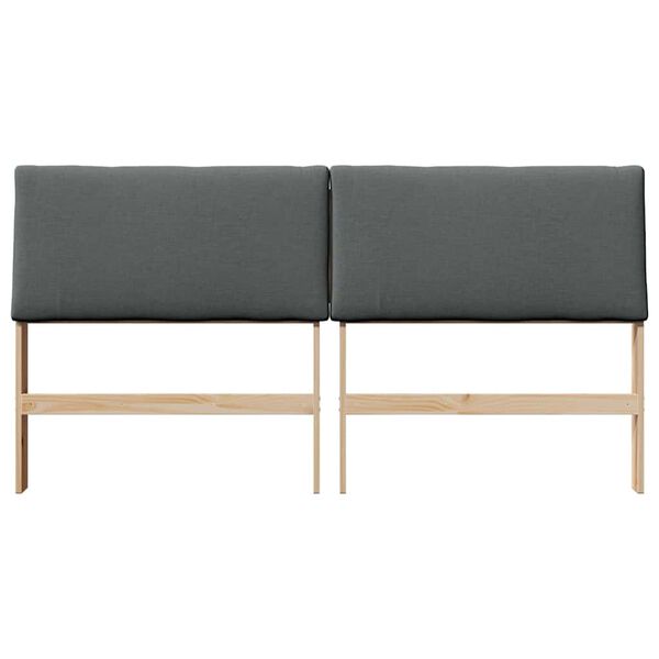 vidaXL K&aacute;rpitozott fejt&aacute;mla S&ouml;t&eacute;tsz&uuml;rke 200 cm T&ouml;m&ouml;r fenyőfa