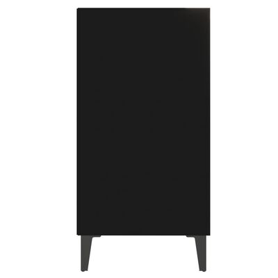 vidaXL fekete forgácslap tálalószekrény 57 x 35 x 70 cm