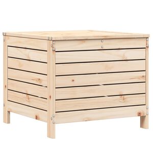 vidaXL t&ouml;m&ouml;r fenyőfa kerti l&aacute;bzs&aacute;moly 62 x 63,5 x 53,5 cm
