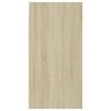 vidaXL 2 db sonoma tölgy szerelt fa TV-szekrény 30,5x30x60 cm