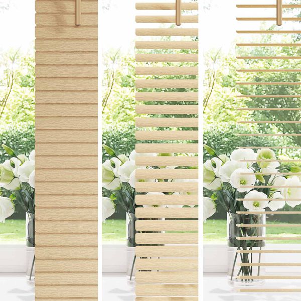 vidaXL Zsaluzia &Aacute;ll&iacute;that&oacute; Vil&aacute;gos barna mint&aacute;val 150 x 90 cm PVC