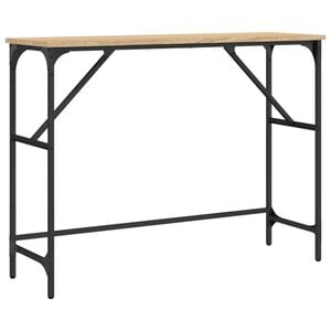 vidaXL sonoma t&ouml;lgy sz&iacute;nű szerelt fa doh&aacute;nyz&oacute;asztal 100x32x75 cm