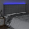 vidaXL vil&aacute;gossz&uuml;rke sz&ouml;vet LED-es fejt&aacute;mla 203x16x118/128 cm