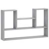vidaXL Falpolc Sz&uuml;rke Sonoma 100 x 17 x 60 cm Szerelt Fa
