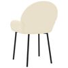 vidaXL 2 db krémszínű műbőr étkezőszék