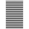 vidaXL zebraf&uuml;gg&ouml;nnyel fekete sz&ouml;vetsz&eacute;less&eacute;g 145,9 cm poli&eacute;szter