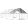 vidaXL k&uuml;lt&eacute;ri horganyzott ac&eacute;l ty&uacute;k&oacute;l 2,75 x 8 x 1,92 m