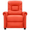 vidaXL piros műbőr műbőr elektromos massz&aacute;zsfotel