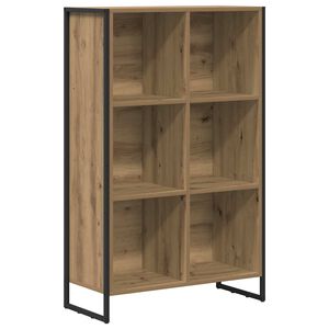 vidaXL K&ouml;nyvespolc 99.5 x 30 x 108.5 cm Szerelt Fa Műv&eacute;szi t&ouml;lgy