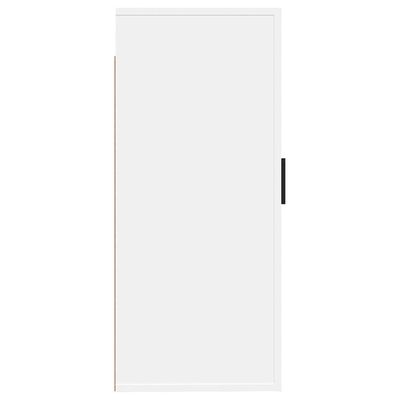 vidaXL magasfényű fehér fali TV-szekrény 40x34,5x80 cm