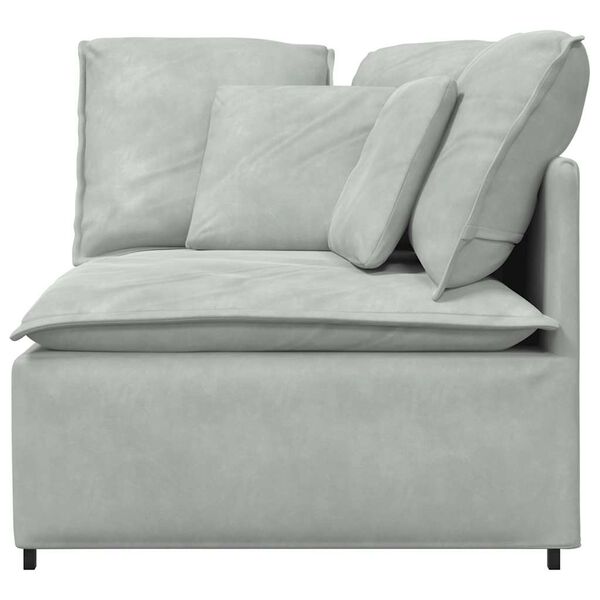 vidaXL vil&aacute;gossz&uuml;rke modul&aacute;ris kanap&eacute; sarokmodul p&aacute;rn&aacute;kkal 100 cm