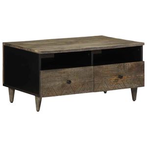 vidaXL vil&aacute;gossz&uuml;rke t&ouml;m&ouml;r mang&oacute;fa doh&aacute;nyz&oacute;asztal 80x54x40 cm